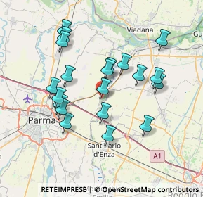 Mappa Via Cavaliere Savino Gazza, 43058 Sorbolo PR, Italia (6.9365)