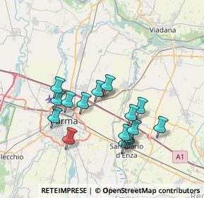 Mappa Via Caduti del Lavoro, 43058 Bogolese PR, Italia (6.86375)