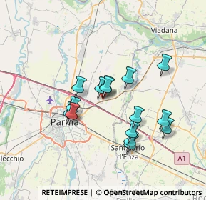 Mappa Via Caduti del Lavoro, 43058 Bogolese PR, Italia (6.03133)