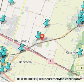 Mappa Via Caduti del Lavoro, 43058 Bogolese PR, Italia (3.70556)