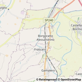 Mappa Borgoratto Alessandrino