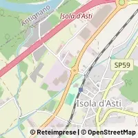 Map Isola d'Asti