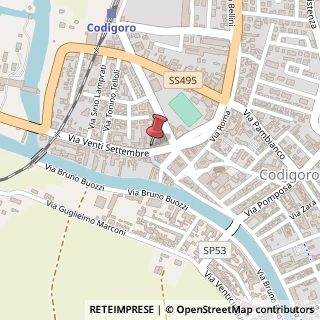 Mappa Via XX Settembre, 47, 44021 Codigoro FE, Italia, 44021 Goro, Ferrara (Emilia Romagna)