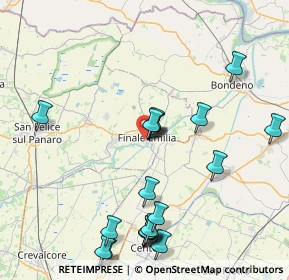 Mappa Via della Rotta, 41031 Finale Emilia MO, Italia (9.14)