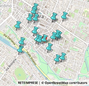 Mappa Via Romiti, 44121 Ferrara FE, Italia (0.426)