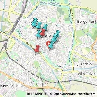 Mappa Via Romiti, 44121 Ferrara FE, Italia (0.62727)