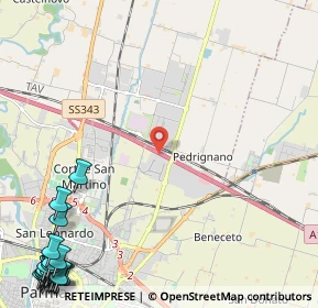 Mappa A1 Milano - Napoli, 43122 Parma PR, Italia (4.095)