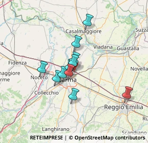 Mappa A1 Milano - Napoli, 43122 Parma PR, Italia (9.94727)