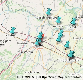 Mappa A1 Milano - Napoli, 43122 Parma PR, Italia (16.57133)