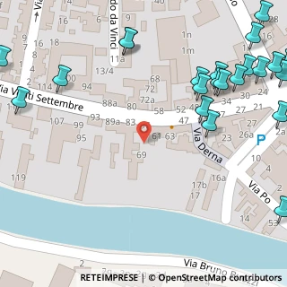 Mappa Via XX Settembre, 44021 Codigoro FE, Italia (0.11407)