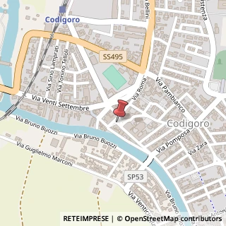 Mappa Piazza Giacomo Matteotti, 52, 44021 Codigoro, Ferrara (Emilia Romagna)