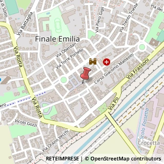 Mappa Piazza Giuseppe Verdi, 14, 41034 Finale Emilia, Modena (Emilia Romagna)