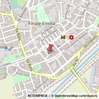 Mappa Piazza Giuseppe Verdi, 3, 41034 Finale Emilia, Modena (Emilia Romagna)