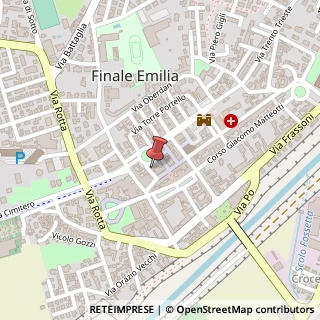 Mappa Via Piave, 41, 41034 Finale Emilia, Modena (Emilia Romagna)