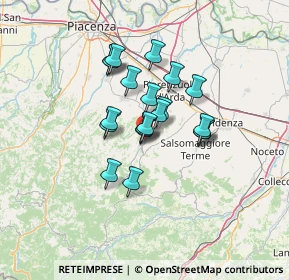 Mappa Strada Provinciale, 29018 Castell'Arquato PC, Italia (9.592)