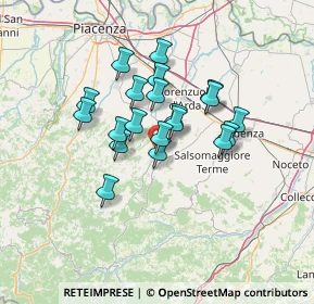 Mappa Strada Provinciale, 29018 Castell'Arquato PC, Italia (10.4195)