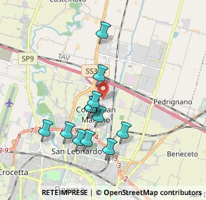 Mappa Via Francesca Morabito, 43122 Parma PR, Italia (1.65167)