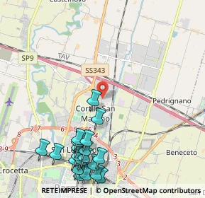 Mappa Via Francesca Morabito, 43122 Parma PR, Italia (2.733)