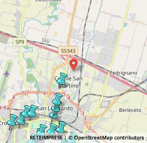 Mappa Via Francesca Morabito, 43122 Parma PR, Italia (3.6225)