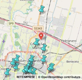 Mappa Via Francesca Morabito, 43122 Parma PR, Italia (3.09111)
