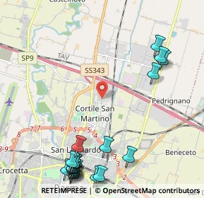 Mappa Via Francesca Morabito, 43122 Parma PR, Italia (3.012)