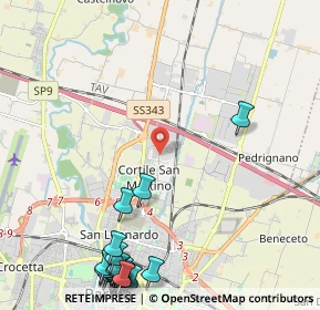 Mappa Via Francesca Morabito, 43122 Parma PR, Italia (3.23)