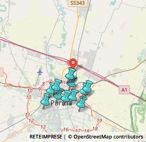 Mappa Via Francesca Morabito, 43122 Parma PR, Italia (3.31)