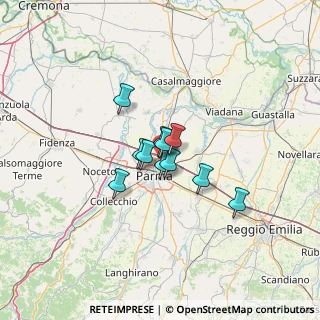 Mappa Via Francesca Morabito, 43122 Parma PR, Italia (7.28636)