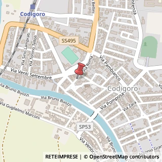 Mappa Via Roma, 10, 44021 Codigoro FE, Italia, 44021 Codigoro, Ferrara (Emilia Romagna)