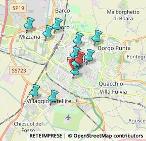 Mappa Via Baluardo S. Giacomo, 44122 Ferrara FE, Italia (1.45417)