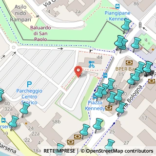 Mappa Via Baluardo S. Giacomo, 44122 Ferrara FE, Italia (0.1)