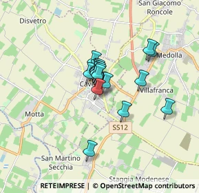 Mappa Via G. di Vittorio, 41032 Cavezzo MO, Italia (1.044)