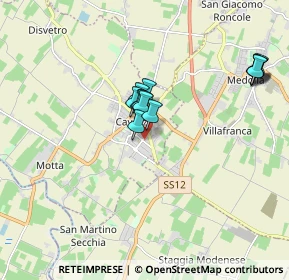 Mappa Via G. di Vittorio, 41032 Cavezzo MO, Italia (1.4575)