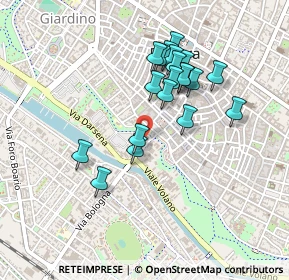 Mappa Via John Fitzgerald Kennedy, 44122 Ferrara FE, Italia (0.3995)