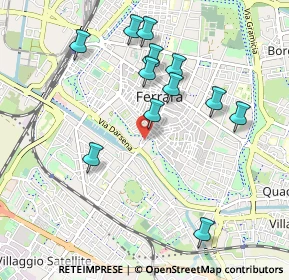 Mappa Via John Fitzgerald Kennedy, 44122 Ferrara FE, Italia (0.98167)