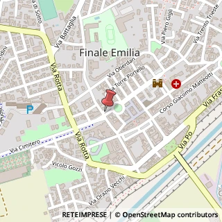 Mappa Largo Cavallotti 2b e 2c, 41034 Finale Emilia MO, Italia, 41034 Finale Emilia, Modena (Emilia Romagna)