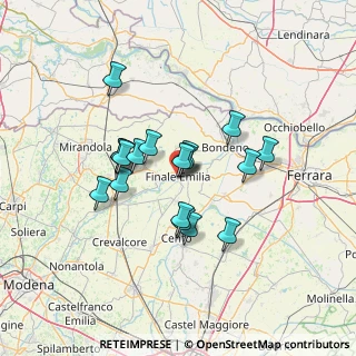 Mappa Via Martiri della Liberazione, 41034 Finale Emilia MO, Italia (11.01778)