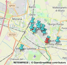 Mappa Via Nino Bonnet, 44122 Ferrara FE, Italia (1.3)