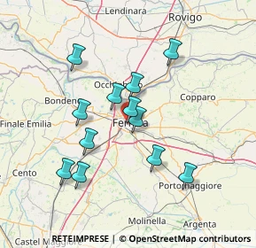 Mappa Via Nino Bonnet, 44122 Ferrara FE, Italia (12.76167)
