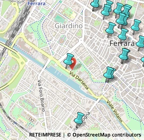 Mappa Via Nino Bonnet, 44122 Ferrara FE, Italia (0.767)