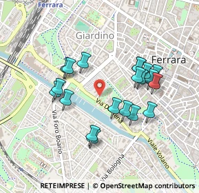 Mappa Via Nino Bonnet, 44122 Ferrara FE, Italia (0.4195)