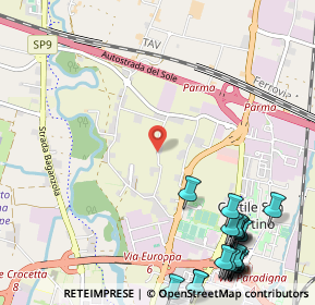 Mappa Str. Moletolo, 43122 Parma PR, Italia (1.651)