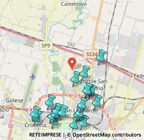 Mappa Str. Moletolo, 43122 Parma PR, Italia (2.5485)