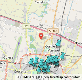 Mappa Str. Moletolo, 43122 Parma PR, Italia (2.765)