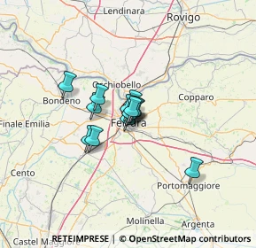 Mappa Corso Porta Reno, 44121 Ferrara FE, Italia (6.76)