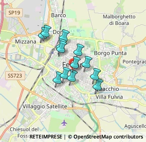 Mappa Corso Porta Reno, 44121 Ferrara FE, Italia (1.19385)