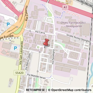 Mappa Via Giovanni Battistini, 7, 43122 Parma, Parma (Emilia Romagna)