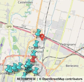 Mappa Via L.N.Vernazzi, 43122 Parma PR, Italia (3.14056)