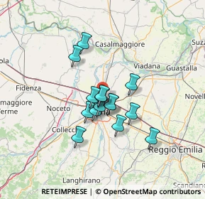 Mappa Via L.N.Vernazzi, 43122 Parma PR, Italia (9.47)