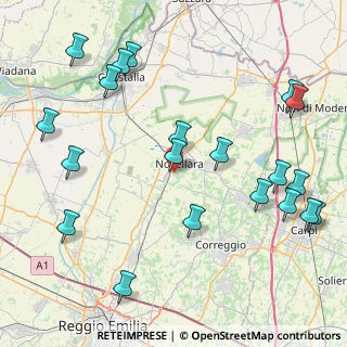 Mappa Strada Cartoccio, 42017 Novellara RE, Italia (10.47)